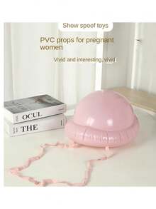 Cosplay Inflatable Pvc Pregnant Belly, Suitable For Cosplay Costume Accessories And Funny Performances - Pink - View 2