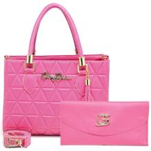 Women Tote Bags - Màu Hồng Tươi - Xem 1