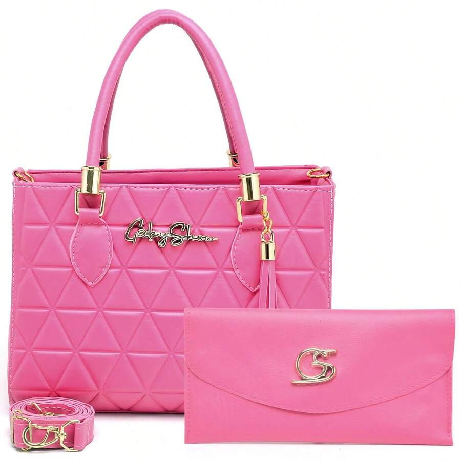 Women Tote Bags - Màu Hồng Tươi - Xem 1