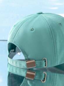 1入組街頭風格男女通用三棵棕櫚樹印花棒球帽，可調節帶，適合戶外休閒穿著