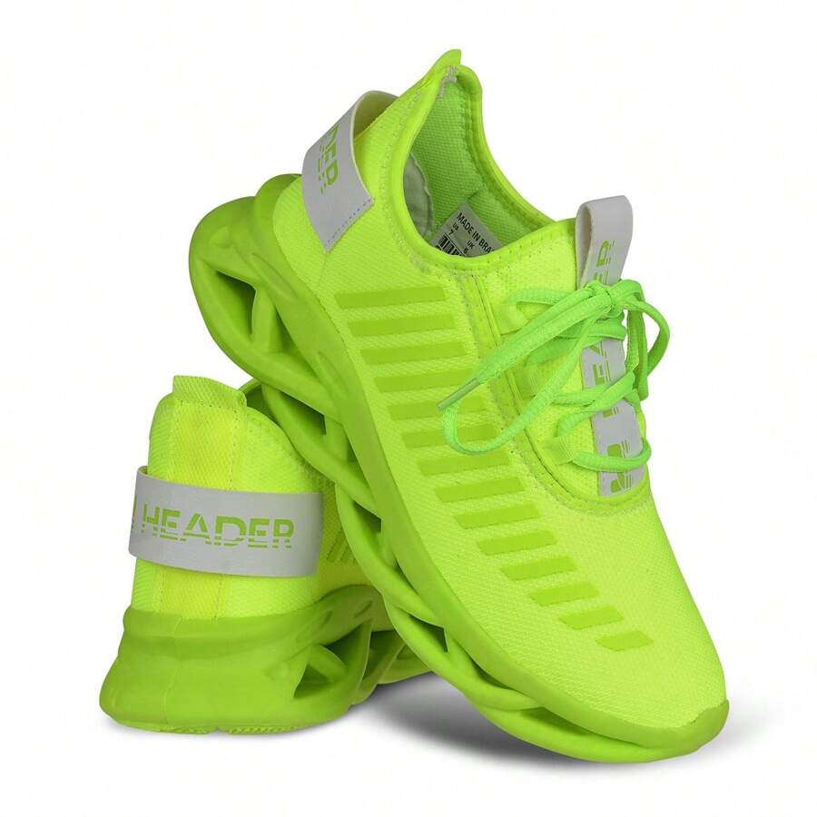 Men Sneakers - 青檸色 - 查看 1