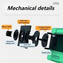 1 Con heo đất nhỏ, An toàn, Con heo đất, Mật khẩu mở, Mật khẩu két tiết kiệm, Hộp đựng tiền có mật khẩu, Thiết kế an toàn, Quà tặng tốt, Quà tặng Phục sinh sáng tạo - Màu tím - Xem 11