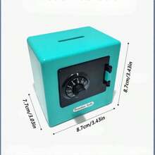 1 Con heo đất nhỏ, An toàn, Con heo đất, Mật khẩu mở, Mật khẩu két tiết kiệm, Hộp đựng tiền có mật khẩu, Thiết kế an toàn, Quà tặng tốt, Quà tặng Phục sinh sáng tạo - Màu tím - Xem 4