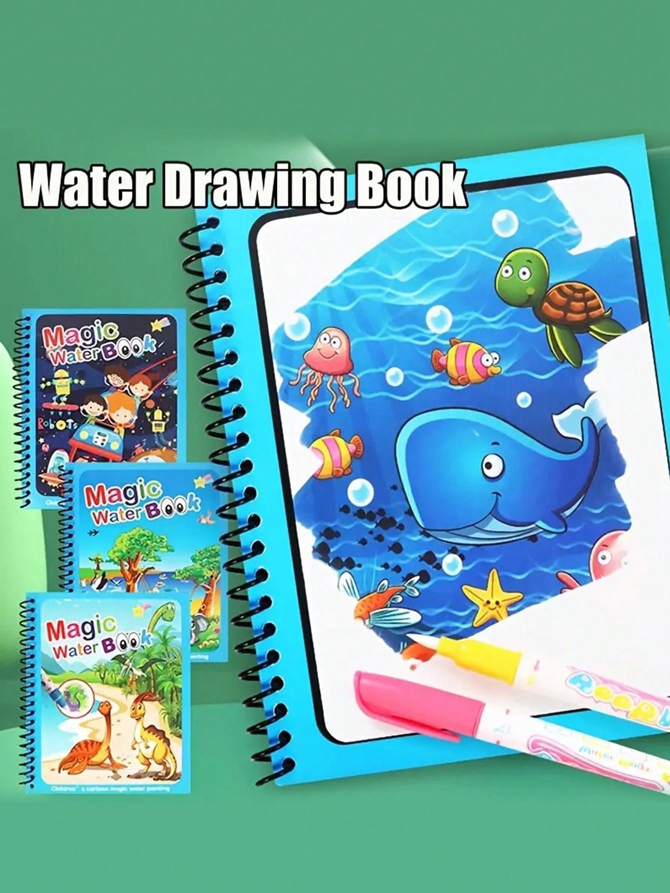 1pc Water Painting Book For Babies , Magic Quiet Book For Toddlers