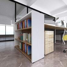 1roll White  Wood Grain PVC Waterproof Furniture Wooden Door Cabinet Refurbished Vintage Sticker Self Adhesive Wallpaper Thickened - Multicolor - View 8