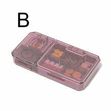 1入裝方便攜帶藥箱,附藥片切割器,多格別隔儲存藥片 - 彩色 - 查看 4