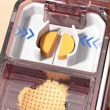 1入裝方便攜帶藥箱,附藥片切割器,多格別隔儲存藥片 - 彩色 - 查看 7