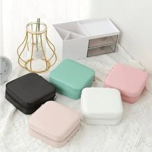 Joyero para bisutería, caja para joyas, joyero organizador - Rosa - Ver 2