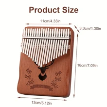 拇指琴kalimba 17個音符初學者指頭琴kalimba指頭琴kalimba樂器 - 彩色 - 查看 2