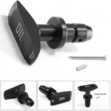 Car Oil Dipstick Pull Handle Aluminum Alloy For F0rd For GT V8 GT500 1999-2011 Auto Replacement Modification Decoration - Yellow - View 5