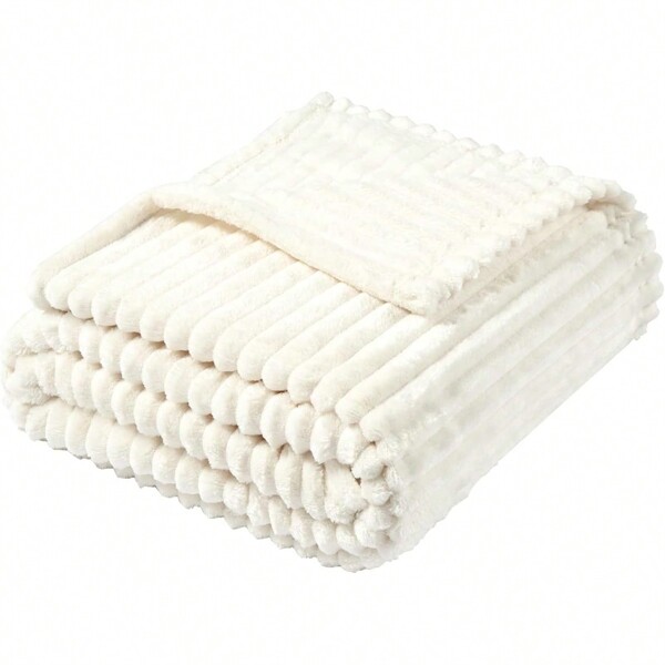 قطعة واحدة من بطانية مكيف الهواء باللون البيج مناسبة للفصول الأربعة، ناعمة ومريحة ورقيقة، مثالية لبطانية استقبال الأطفال، الأريكة، غرفة النوم، غرفة المعيشة