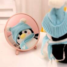 1隻可愛的模擬企鵝毛絨玩具,創意舒適企鵝雛鳥造型枕頭,生日禮物,家居裝飾,娃娃收藏 - 藍色 - 查看 3