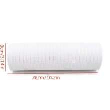 1pc Solid Color Mesh Ribbon Decoration Accessory, Polyester & Polypropylene Mesh Material To Use As DIY Material, Suitable For Holiday Decoration Such As Valentine's Day, Easter, Harvest Festival And St. Patrick's Day - White - View 2