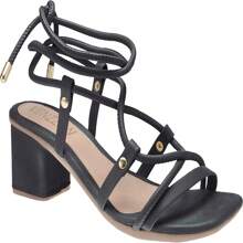 Women Heeled Sandals - màu đen - Xem 4