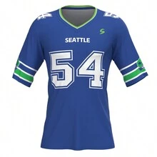 Nuevo Jersey De Rugby De Moda Para Hombre - Uniforme Popular De Fútbol - Azul - Ver 1