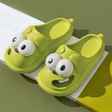 大眼狗女性流行綠色拖鞋36-41 - 綠色 - 查看 1