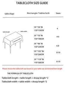1片情人節裝飾防水桌布 - 粉色 - 查看 2