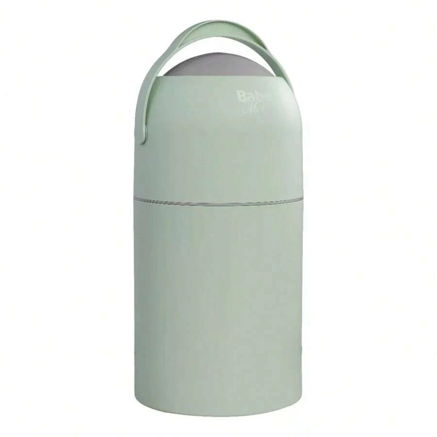 Baby Mel Bathroom Trash Bin - Green - View 1
