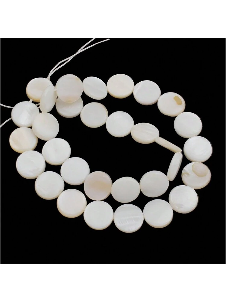 160 Perline Acriliche Bianche 12 Mm Con Foro Grande 5,5 Mm - Per Capelli E Creazioni Artigianali
