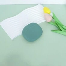 Simple Portable Silicone Earphone And Data Cable Organizer Eva Zipper Earphone Storage Bag - Green - View 8