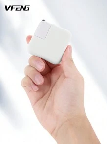 Vfeng軟硅膠140瓦充電器保護套套套裝,適用於2023 Macbook Pro 16英寸m2 A2780 2022 2021 A2485 M1 Pro / Max帶touch Id 140w電源適配器套,海軍藍色 - 白色 - 查看 2