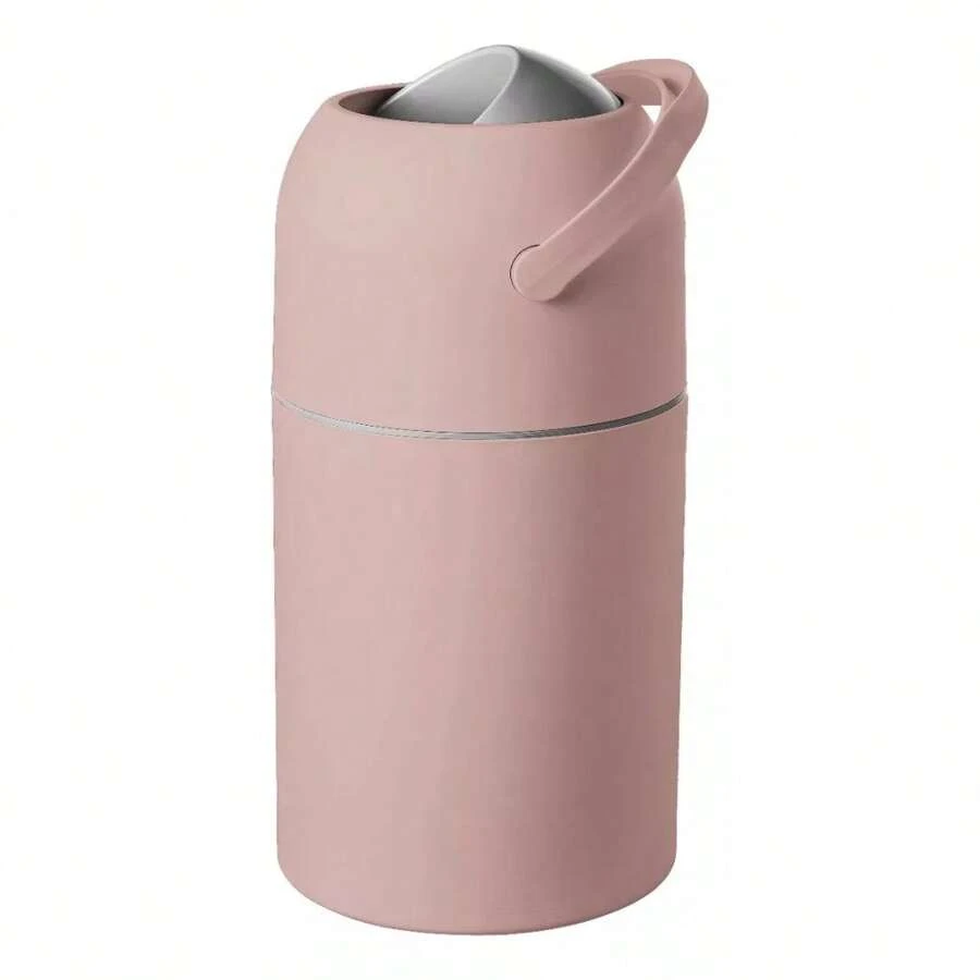 Baby Mel Bathroom Trash Bin - Baby Pink - View 1