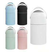 Baby Mel Bathroom Trash Bin - Baby Pink - View 5