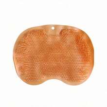 1pc Slouchy Back Massage Bathing Tool, Silicone Shower Brush, Bathroom Wall Mounted Suction Cup Massager - Multicolor - View 8