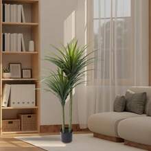 Artificial Tree, Simulation Potted Plants, Tall Fake Plants For Home Office Modern Decoration - Cây huyết dụ 5FT B - Xem 5