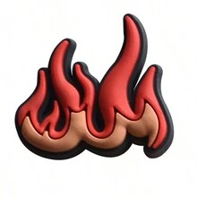 12 件消防鞋飾套裝適用於木底鞋泡泡拖鞋涼鞋、pvc 鞋飾海灘包配件生日禮物創意聖誕節情人節萬聖節派對禮物 - 彩色 - 查看 2