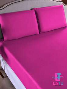 Sheet Sets With Pillowcases - Màu Hồng Tươi - Xem 3