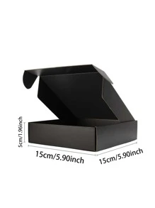 2 件可折叠礼品盒，节日礼品包装盒，简约，纯色，适合派对礼物，节日礼品包装，最适合女朋友，情人节生日礼品包装盒情人节 - 黃色 - 查看 8
