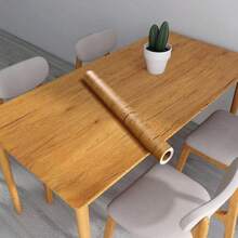 1捲木紋壁紙pvc防水家具木門櫥櫃翻新復古貼紙自粘壁紙加厚版 - 彩色 - 查看 1