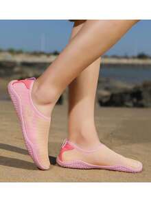 1雙女款多功能水鞋,快速乾燥透氣,輕便適合河岸散步、戶外徒步、跑步、漁獵、衝浪、海灘漂流 - 粉色 - 查看 5