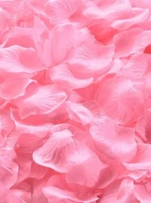 1000/500/100 pièces Pétales de roses en soie artificielles colorées, romantiques et chaleureuses. Décoration de fête de mariage, faveurs, fournitures de roses. Idéal pour la Saint-Valentin, cadeau