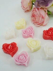 2 件裝禮品套裝心形香氛蠟燭,適合用作香,適合任何裝飾,完美的情人節禮物 - 黃色 - 查看 8