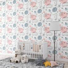 Boho Seabed Vinyl Wallpaper Self-Adhesive Seahorse Shells Stars Bubbles - White - View 3