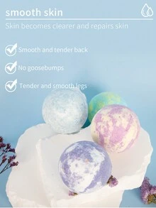 混色爆炸款泡澡球,泡浴鹽球,海鹽浸泡球,雙色果香,100克,創造更多泡泡,紫色,薰衣草香氣 - 黃淡紫色 - 查看 6