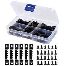 300 Pcs Picture Hooks For Hard Walls, Picture Frame Fixings, Kits Come With Sawtooth Hangers And Screws, Fit For Fixing Photo Frames Signs Wall Clocks Painting Craft - Black - View 8