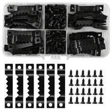 300 Pcs Picture Hooks For Hard Walls, Picture Frame Fixings, Kits Come With Sawtooth Hangers And Screws, Fit For Fixing Photo Frames Signs Wall Clocks Painting Craft - Black - View 9
