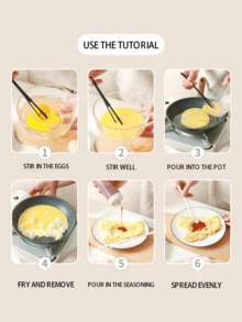 3pcs Mini Egg Beater - Outdoor Camping Egg Stirring Rod - Multi-Function Double-Use Egg Beater - Household Kitchen Egg Mixer With Small Spoon - Black - View 2