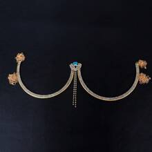 1pc Gold-Tone Fashionable Women's Body Chain With Chest Support Accessory For Party And Evening - Gold - View 2