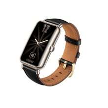 1入組皮革錶帶兼容華為Watch Fit Mini錶帶手環手鐲環真皮帶兼容華為智能手錶Fit Mini Corre - 黑色 - 查看 1