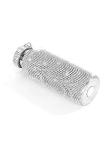 1 件裝大容量鑽石保溫杯,美式保溫戶外水瓶,聖誕萬聖節禮品杯 - 銀色 - 查看 6