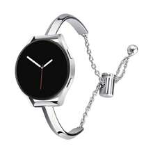 1入不鏽鋼手錶帶，與三星手錶兼容，尺寸範圍：5.1英寸 - 8.1英寸 - 銀色 - 查看 1