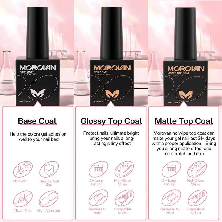 Cuidado de manicura, pegamento & fundas - transparente - Añade 5