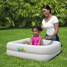 Bañera Hinchable Infantil Alberca Inflable Diseño Circular Aros De Hinchables Para Bebé