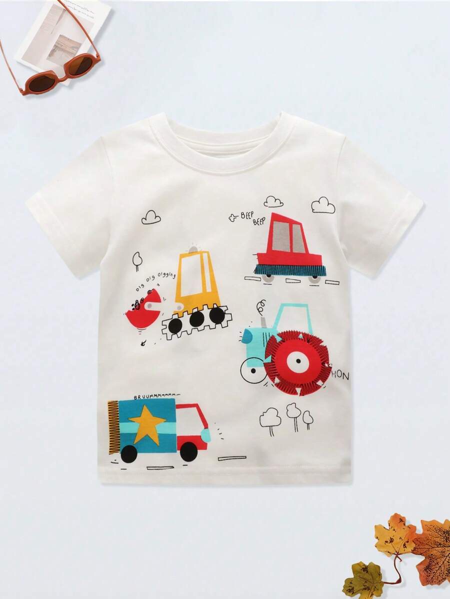 Young Boys T-Shirts - 白色 - 查看 1