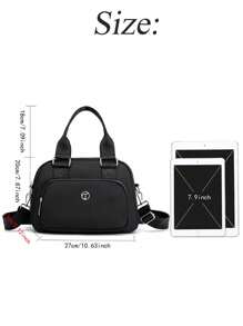 Fashion Women's Handbag Oxford Cloth Bag Large Capacity Nylon Handbag Shoulder Messenger Bag