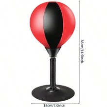 1入組兒童pu桌面拳擊套裝- 速度球,沙袋,拳擊練習工具,減壓玩具 - 兒童桌面拳擊套 - 查看 7